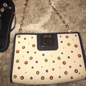 Tory Burch with matching shoes